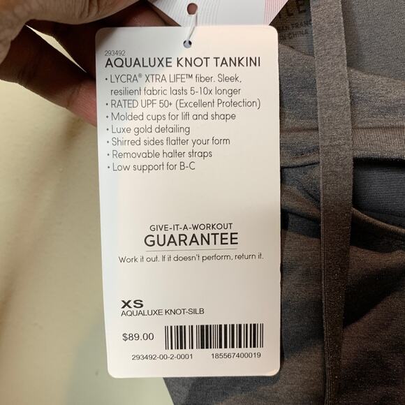 NWT Athleta Aqualuxe Knot Tankini Womens Size XS‎ - Picture 6 of 6